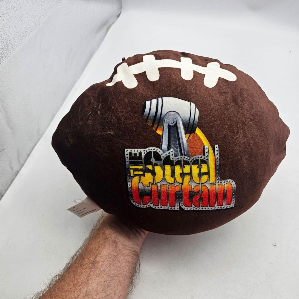 Squishmallows Kennywood Steel Curtain Football Plush Toy Small Brown Washable